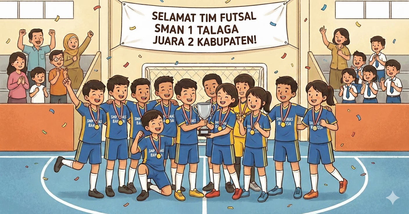 Tim Futsal Sekolah Raih Juara 2 Tingkat Kabupaten
